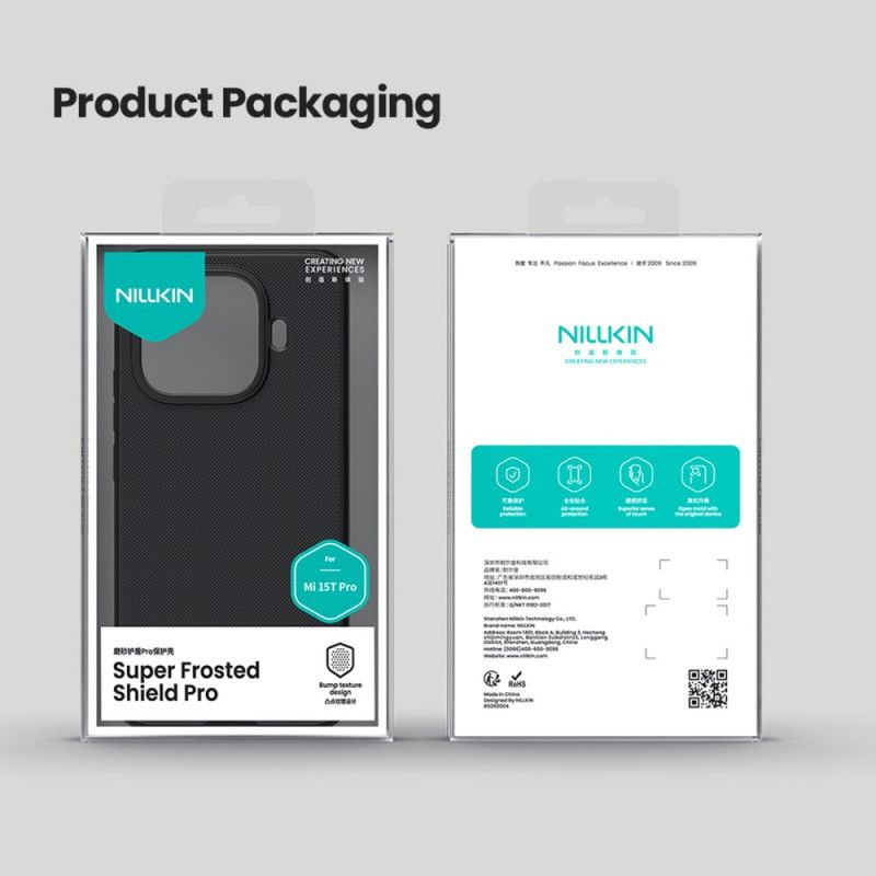 Cover Xiaomi 15t Pro Frosted Shield Pro Nillkin