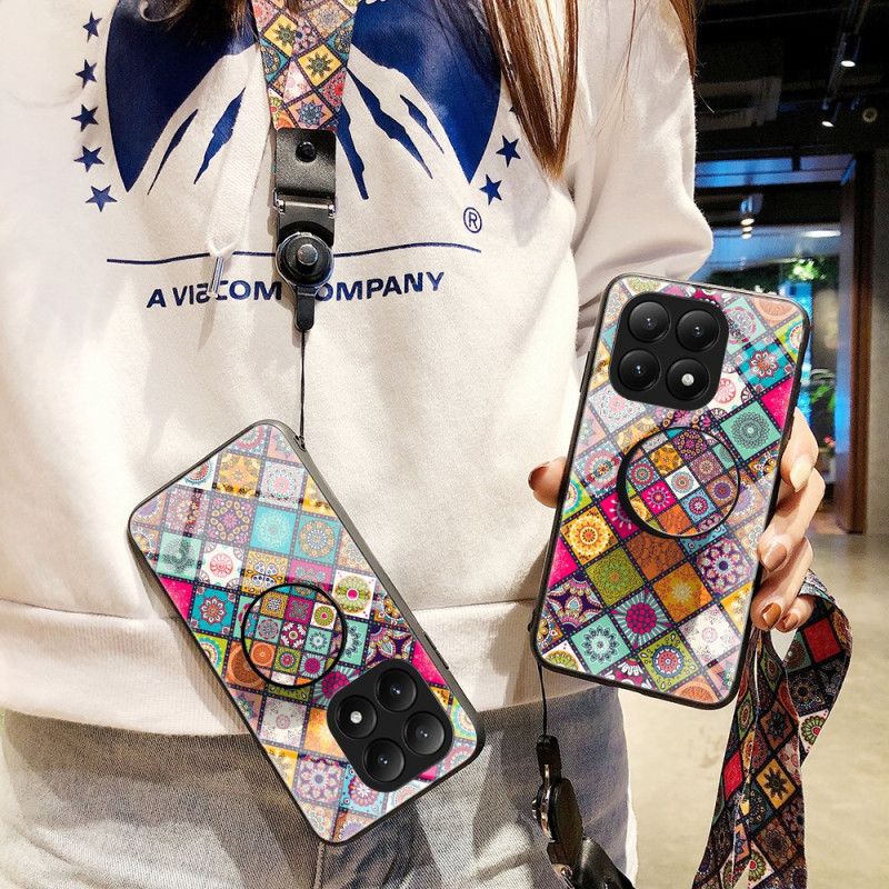 Cover Xiaomi 15t Pro Patchworkstøtte Og Bånd