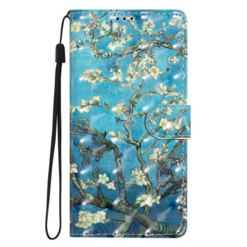 Flip Cover Til Xiaomi 15t Pro Blomster Abrikostræ
