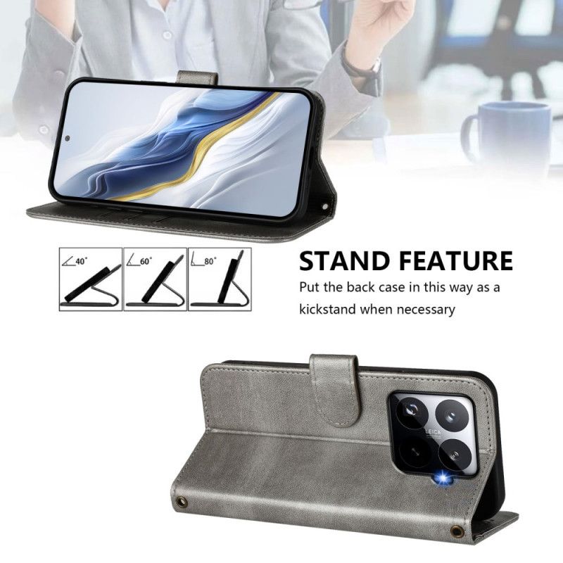 Flip Cover Til Xiaomi 15t Pro Retro