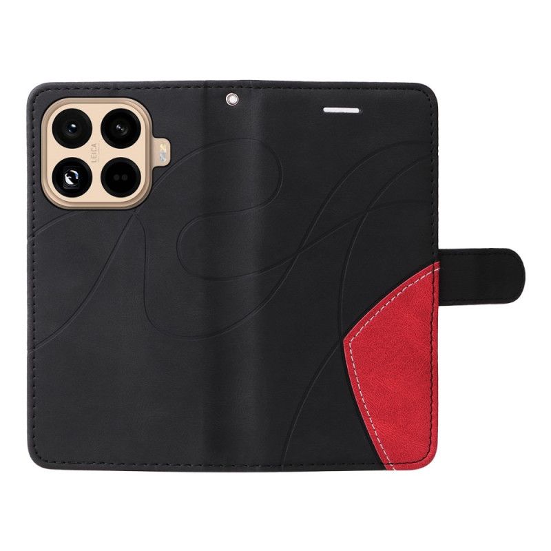 Flip Cover Til Xiaomi 15t Pro Tofarvet Bølget