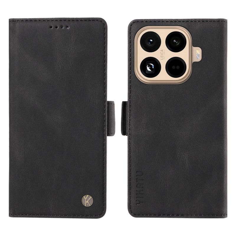 Flip Cover Til Xiaomi 15t Pro Yikatu Lædereffekt