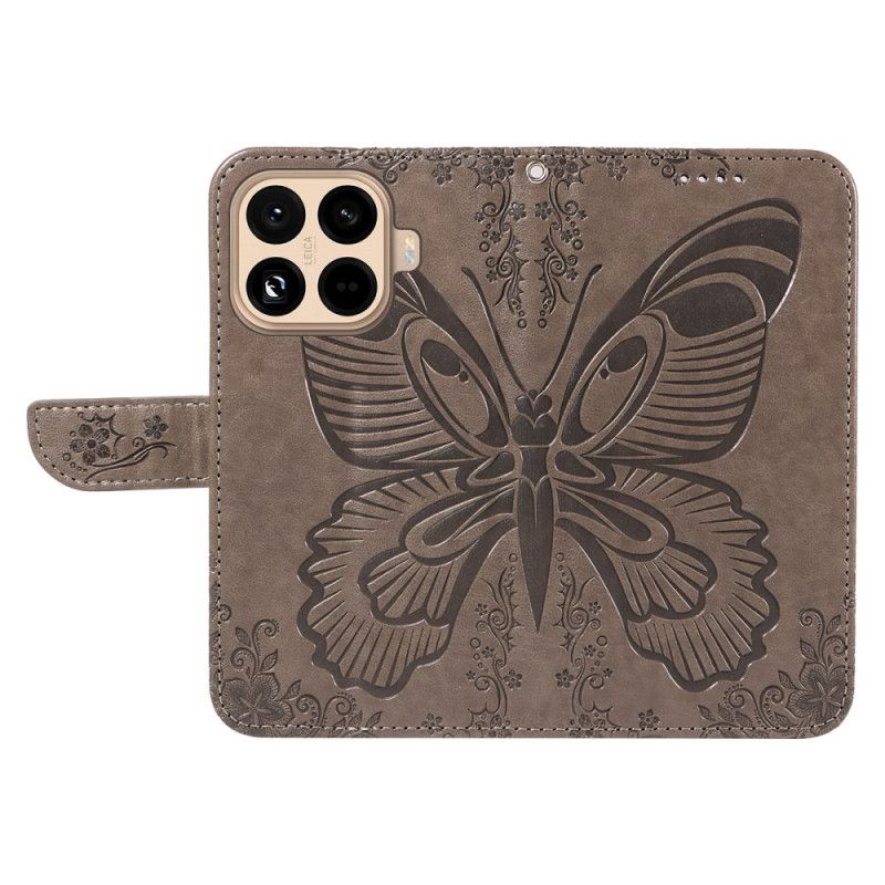 Flip Cover Xiaomi 15t Pro Grafisk Sommerfugl