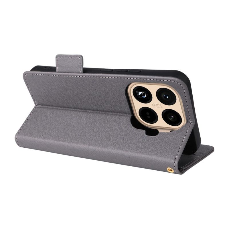 Flip Cover Xiaomi 15t Pro Kunstlæder Med Snor