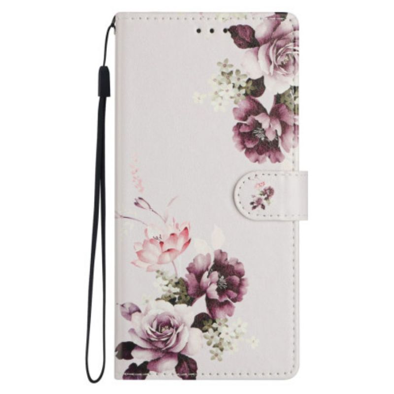 Flip Cover Xiaomi 15t Pro Lilla Roser
