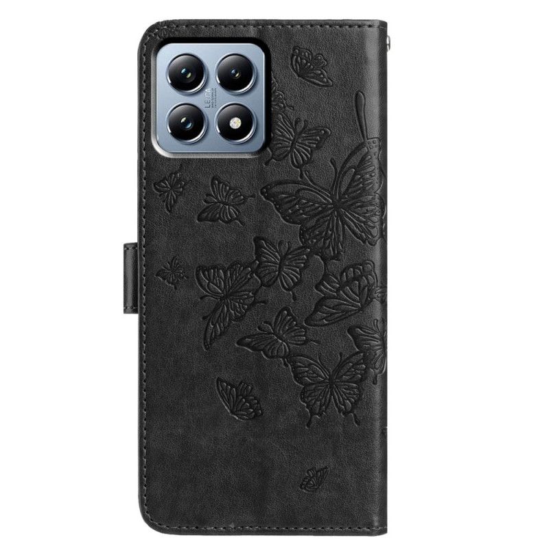 Flip Cover Xiaomi 15t Pro Sommerfugledesign