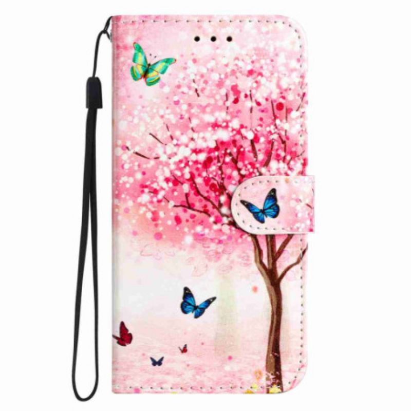 Læder Cover Xiaomi 15t Pro Kirsebærblomst