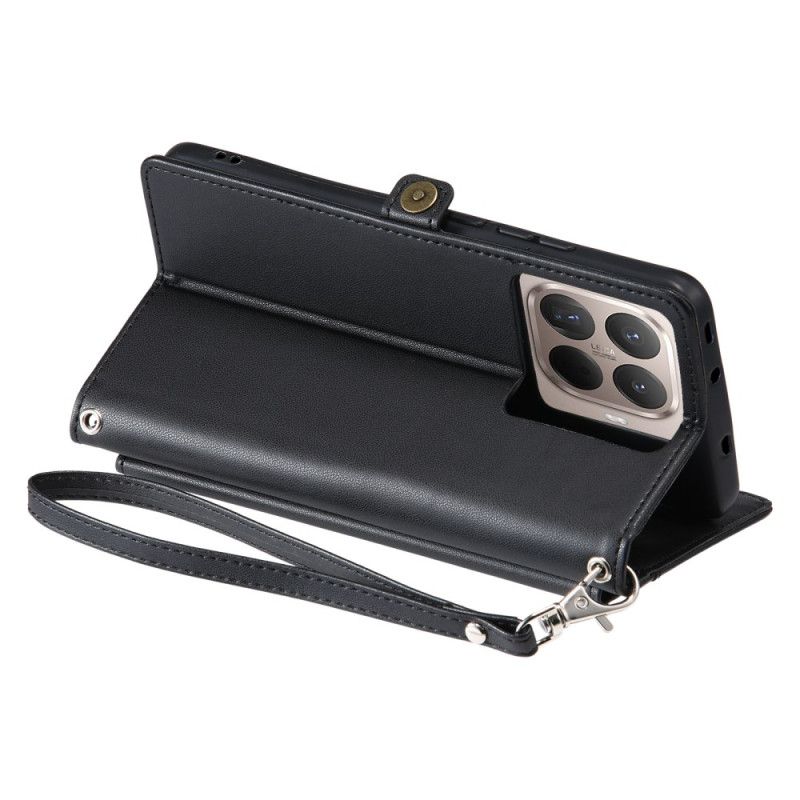 Læder Cover Xiaomi 15t Pro Telefon Etui Clutch