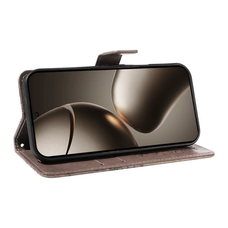 Læder Cover Xiaomi 15t Pro Telefon Etui Kæmpesommerfugle