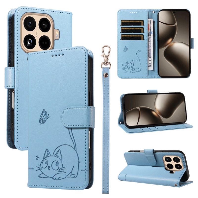Læder Cover Xiaomi 15t Pro Telefon Etui Katteremdesign