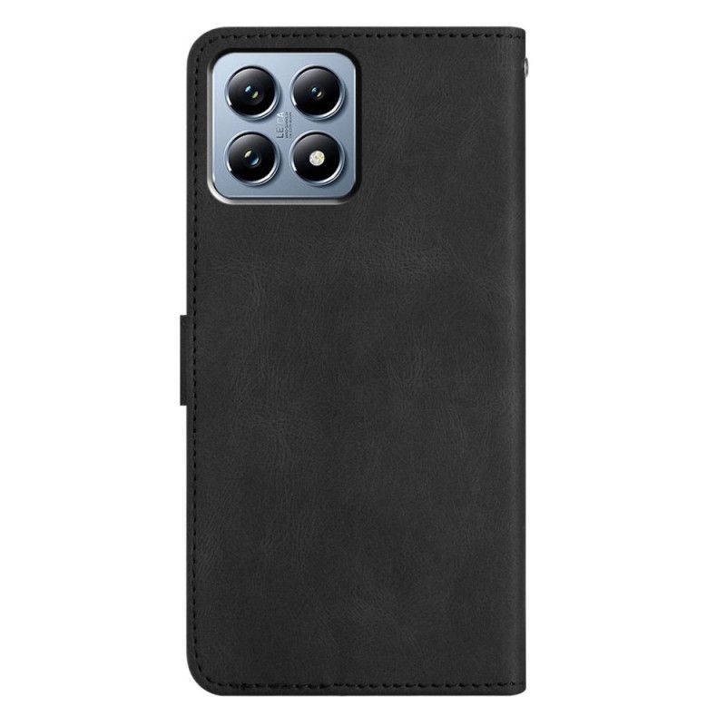 Læder Cover Xiaomi 15t Pro Telefon Etui Linjer