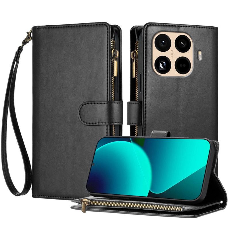 Læder Cover Xiaomi 15t Pro Telefon Etui Pung Med Lædereffekt