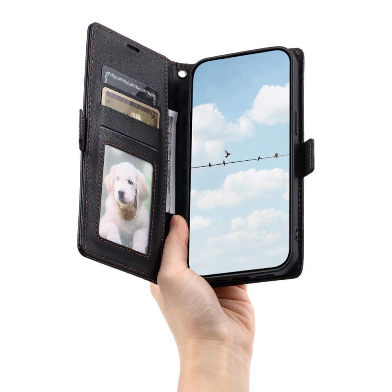 Læder Cover Xiaomi 15t Pro Telefon Etui Quiltet Med Rem