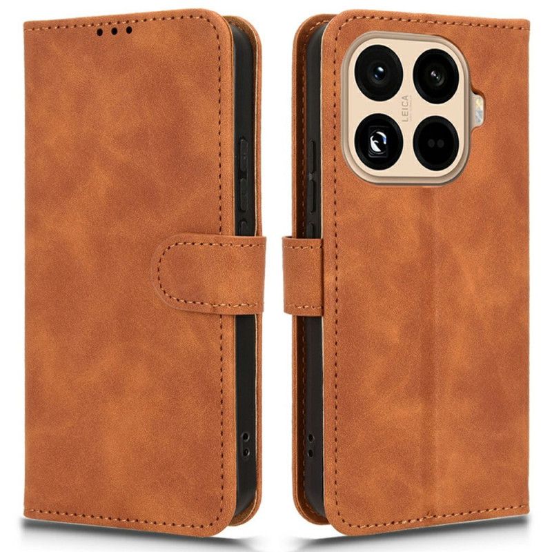 Læder Cover Xiaomi 15t Pro Telefon Etui Ruskindseffekt