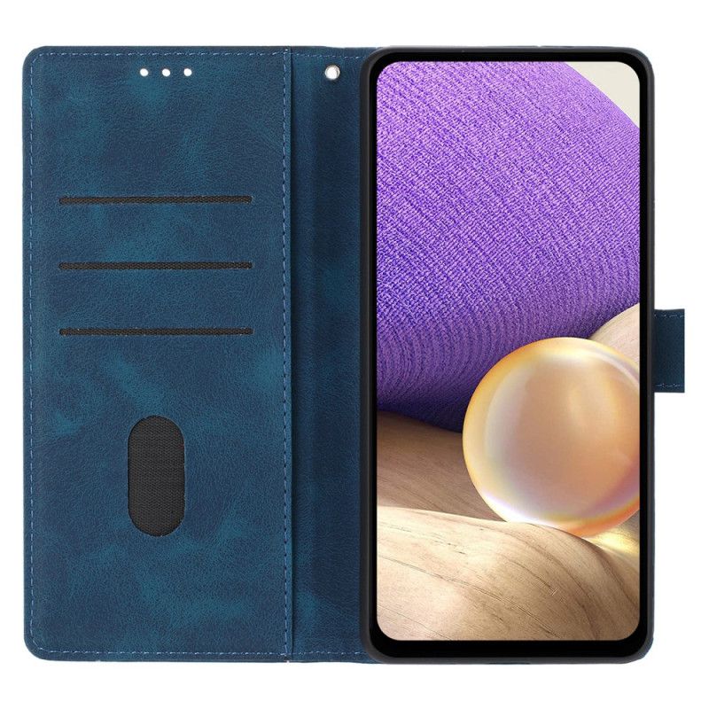 Læder Cover Xiaomi 15t Pro Telefon Etui Trekantet Mønster