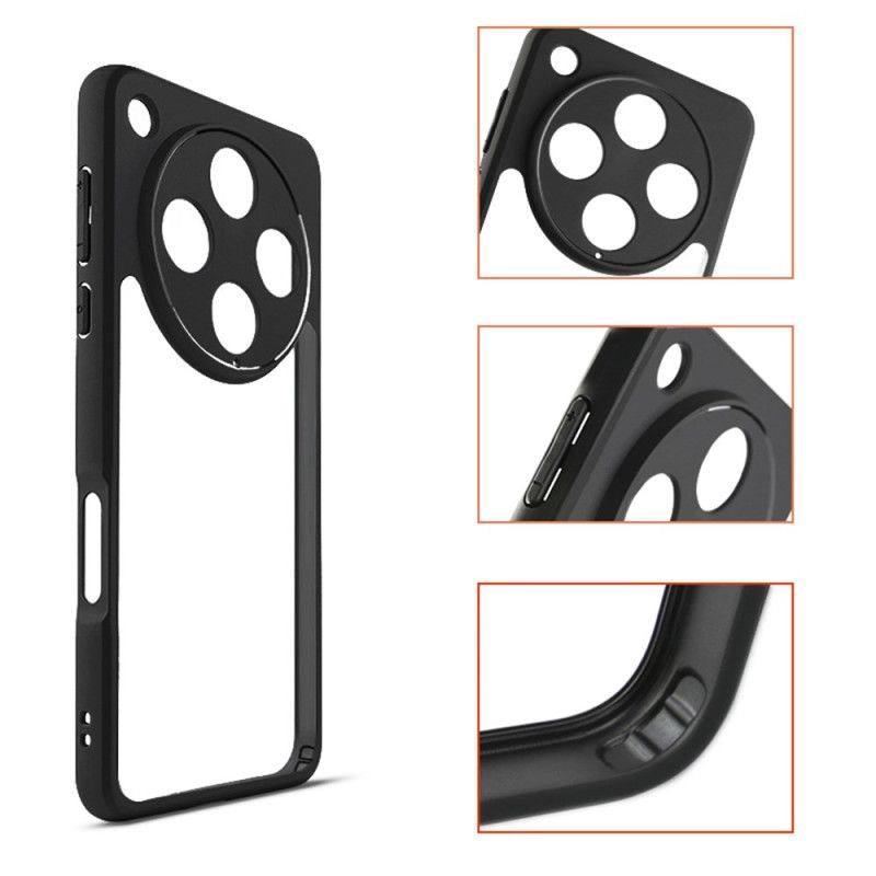 Cover Oppo Find X8 Pro Klar Med Silikonekanter