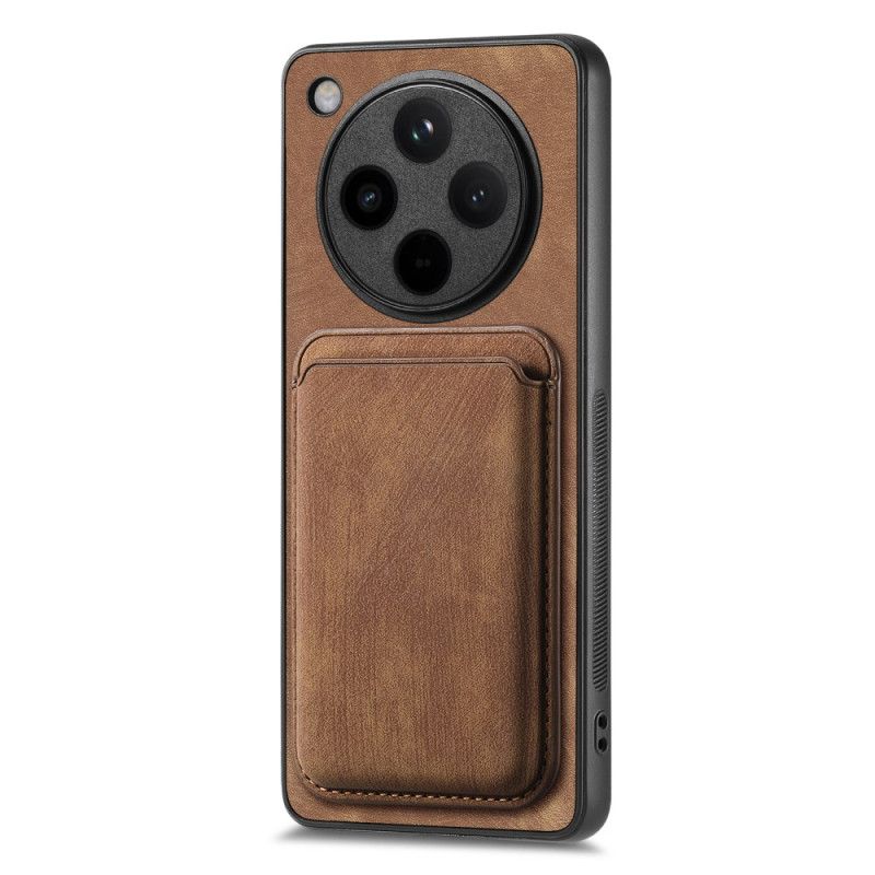Cover Oppo Find X8 Pro Telefon Etui Retro Med Aftagelig Kortholder