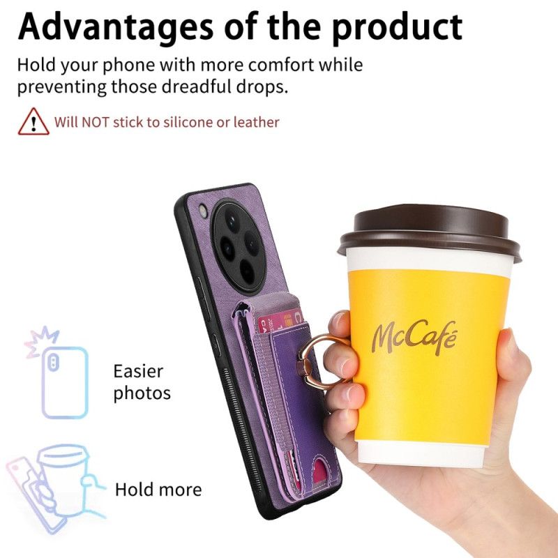 Cover Til Oppo Find X8 Pro Flip-kortholder