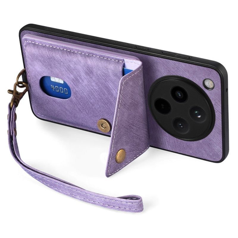 Cover Til Oppo Find X8 Pro Kortholder Og Stativ