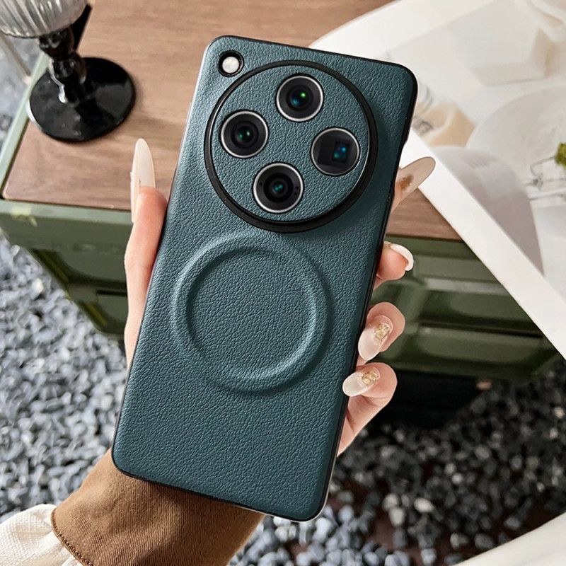 Cover Til Oppo Find X8 Pro Magsafe-kompatibel Lædereffekt