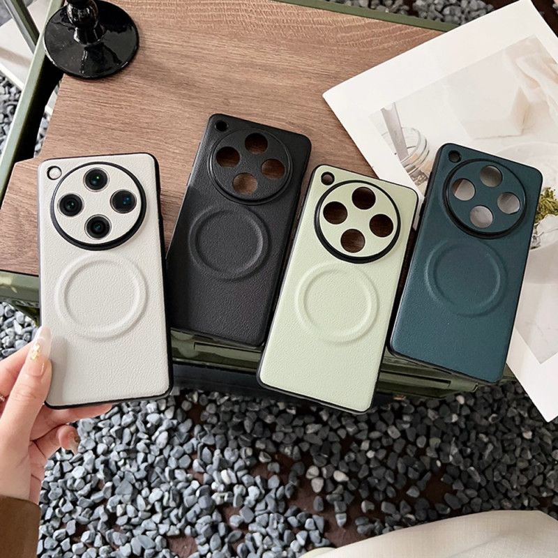 Cover Til Oppo Find X8 Pro Magsafe-kompatibel Lædereffekt