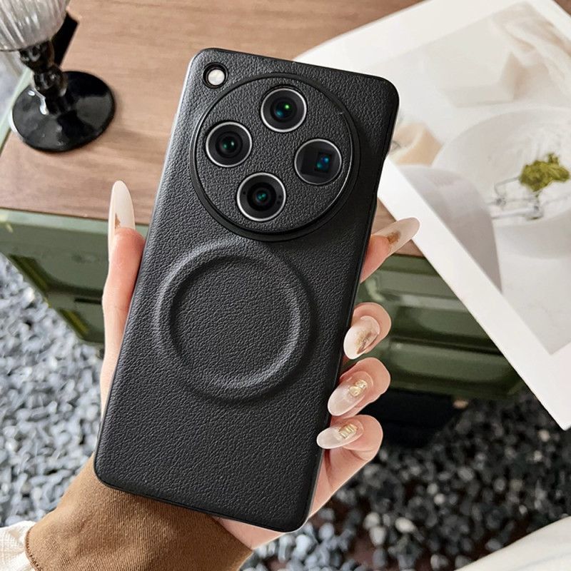 Cover Til Oppo Find X8 Pro Magsafe-kompatibel Lædereffekt