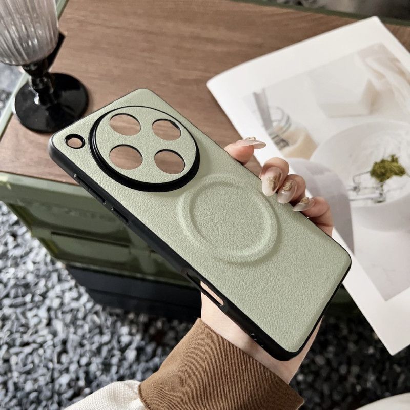 Cover Til Oppo Find X8 Pro Magsafe-kompatibel Lædereffekt