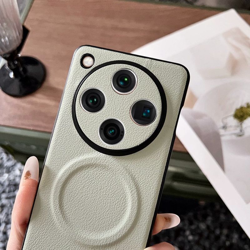 Cover Til Oppo Find X8 Pro Magsafe-kompatibel Lædereffekt