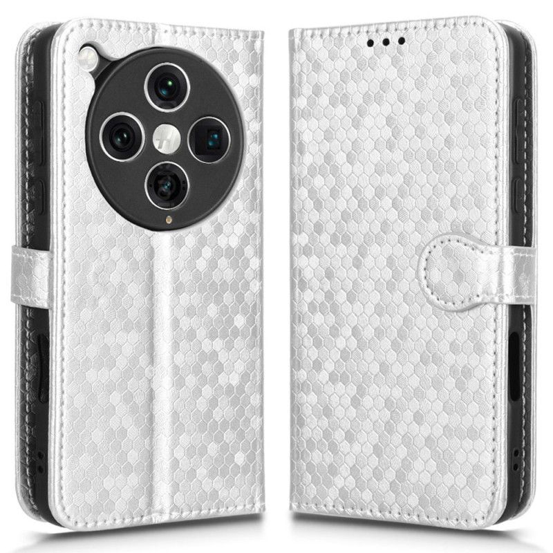 Flip Cover Oppo Find X8 Pro Glitterprikker Med Rem