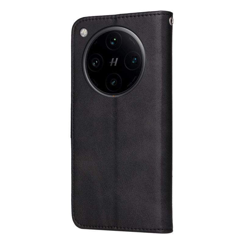 Flip Cover Oppo Find X8 Pro Kunstlæderrem