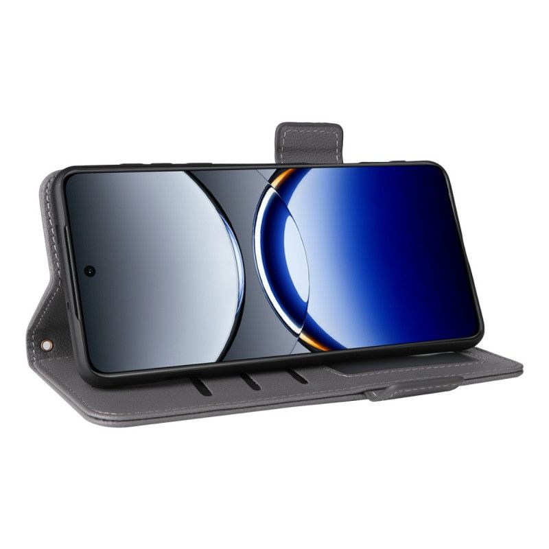 Flip Cover Oppo Find X8 Pro Litchi-rem Tekstur