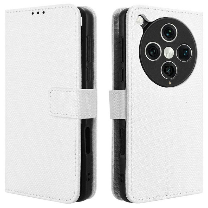 Flip Cover Til Oppo Find X8 Pro Diamanttekstur