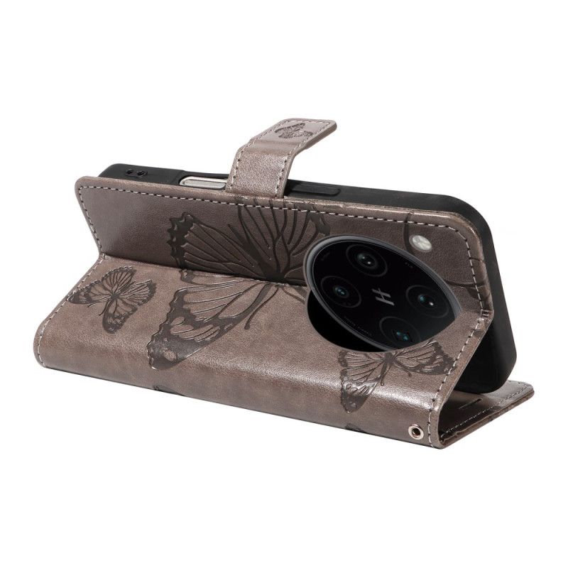 Flip Cover Til Oppo Find X8 Pro Kæmpesommerfugle