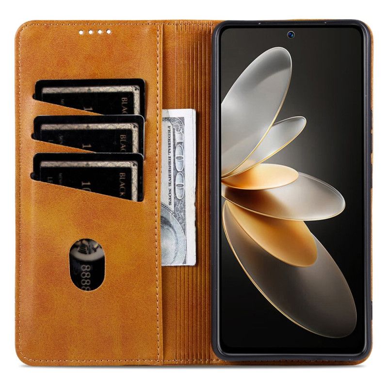 Læder Cover Oppo Find X8 Pro Telefon Etui Azns