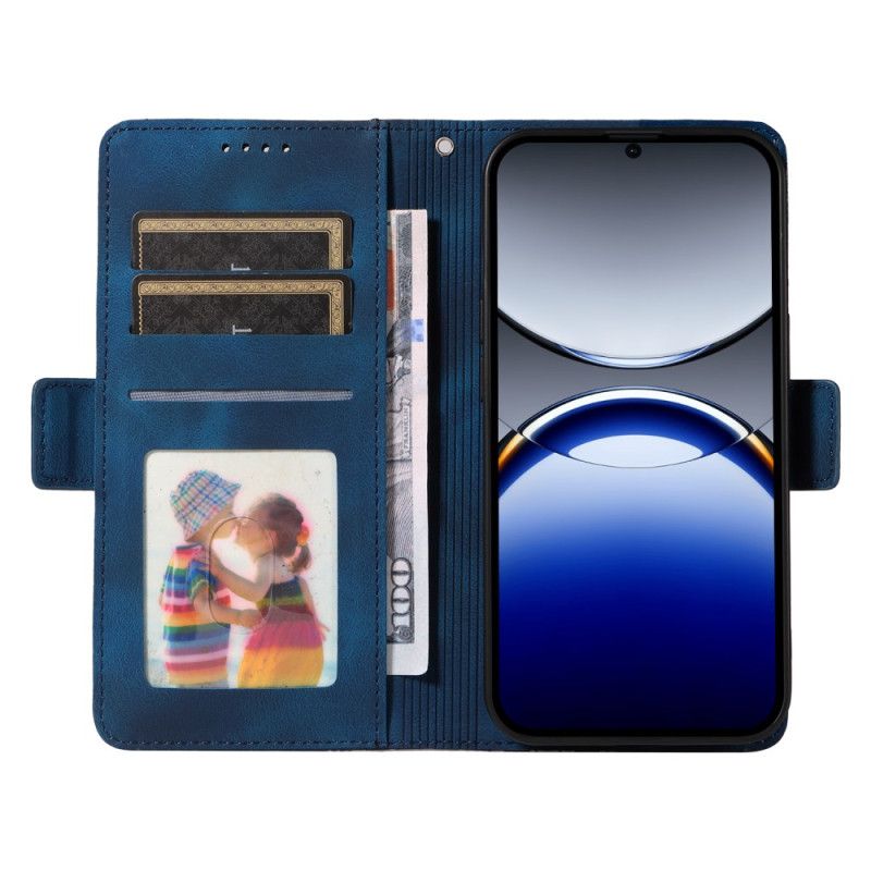 Læder Cover Oppo Find X8 Pro Telefon Etui Stjernemønster