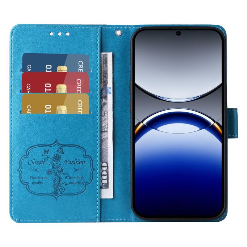 Læder Cover Oppo Find X8 Pro Telefon Etui Trykt Mønster