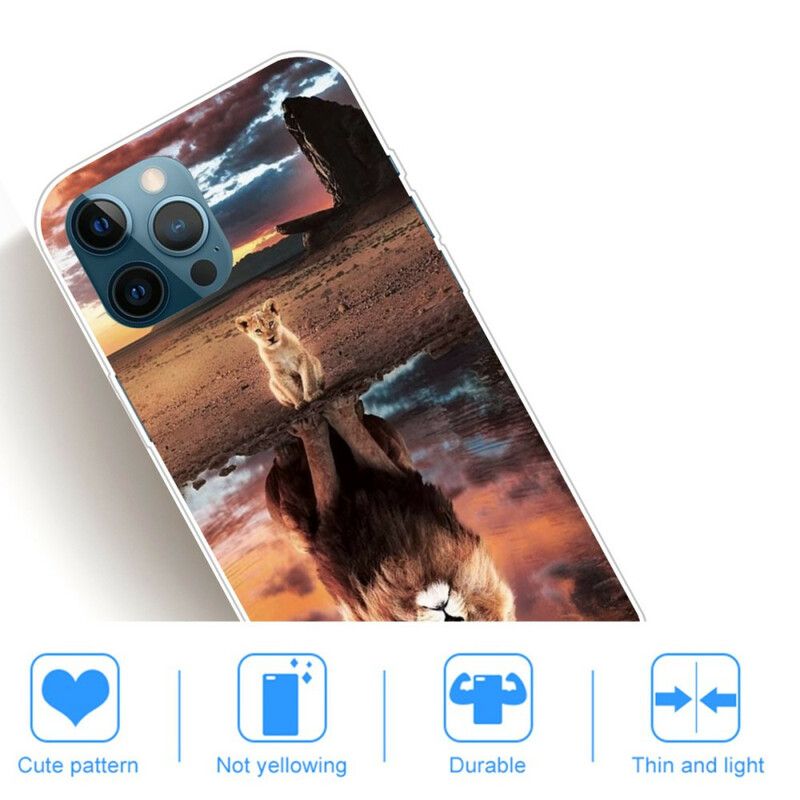 Cover iPhone 13 Pro Max Telefon Etui Drøm Om Løveunge