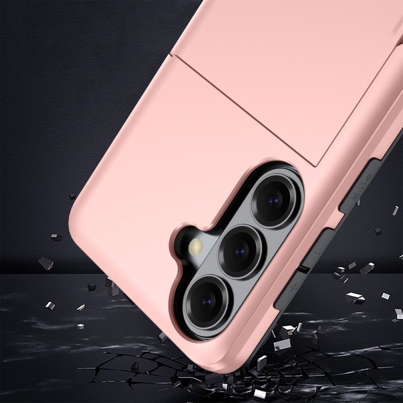 Cover Samsung Galaxy S26 Plus Kortholder Med Metallisk Effekt