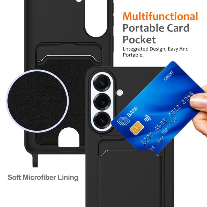 Cover Samsung Galaxy S26 Plus Kortholder Og Snor