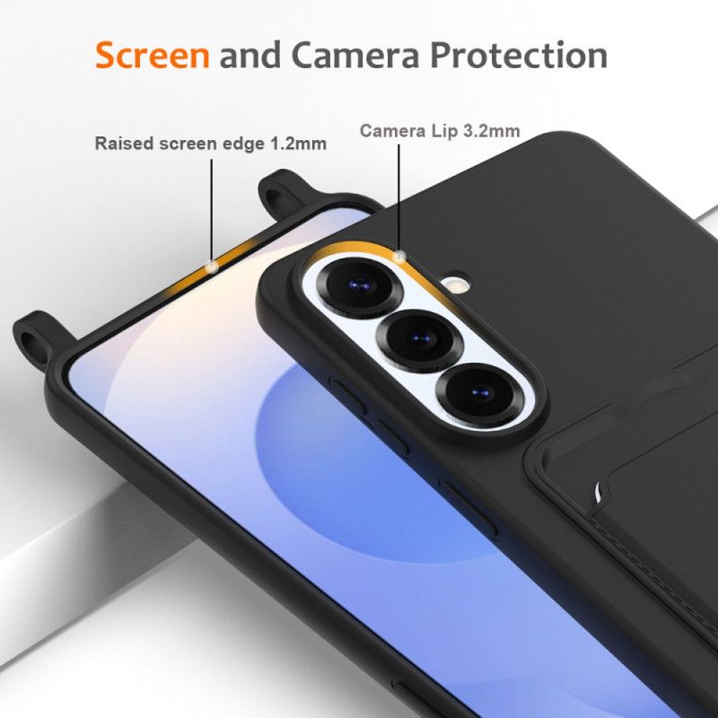 Cover Samsung Galaxy S26 Plus Kortholder Og Snor