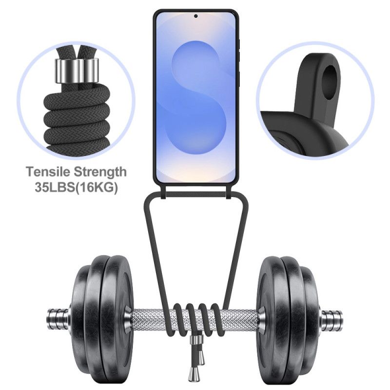 Cover Samsung Galaxy S26 Plus Kortholder Og Snor