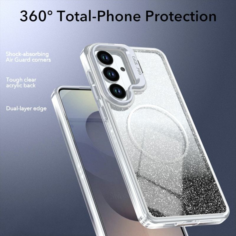 Cover Samsung Galaxy S26 Plus Magnetisk Gradientglitter Og Bagside