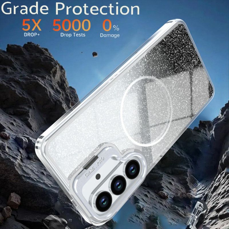 Cover Samsung Galaxy S26 Plus Magnetisk Gradientglitter Og Bagside