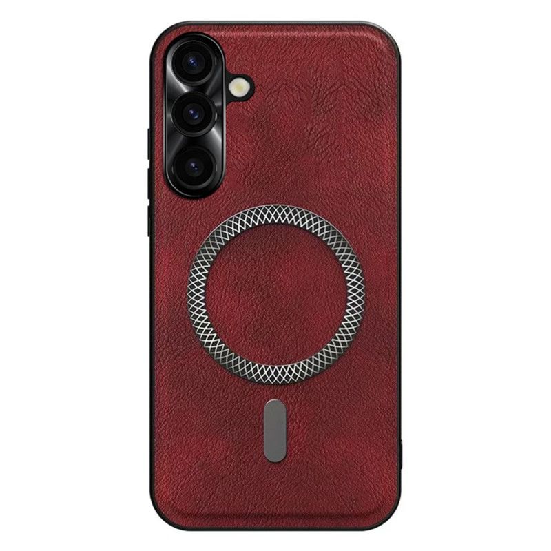 Cover Samsung Galaxy S26 Plus Telefon Etui Lædereffekt Og Metallinseramme