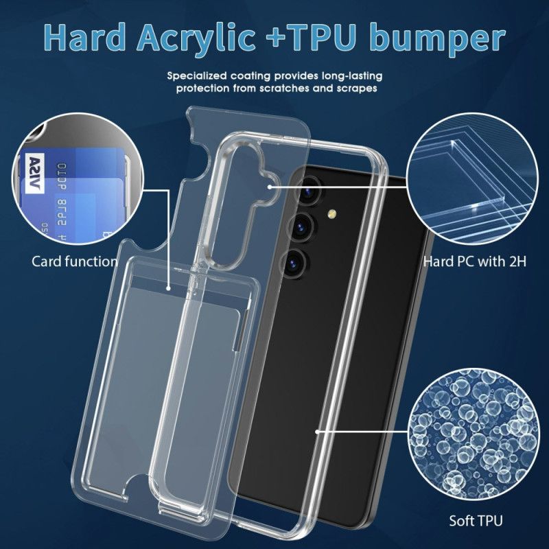 Cover Samsung Galaxy S26 Plus Transparent Med Kortholder