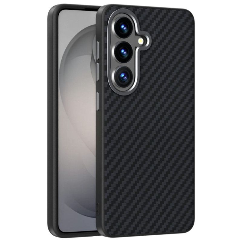 Cover Til Samsung Galaxy S26 Plus Tekstureret Magnetisk Montering I Kulfiber