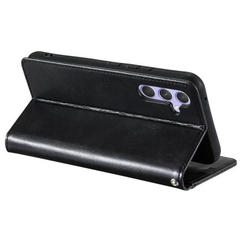 Flip Cover Samsung Galaxy S26 Plus 6 Kortrum Og Håndledsrem