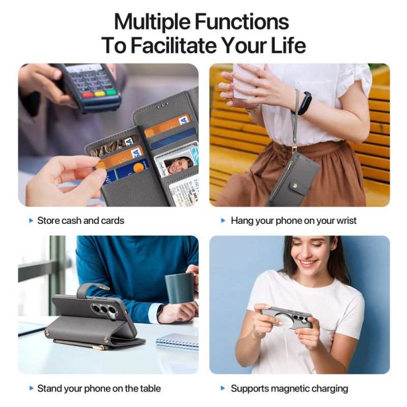 Flip Cover Samsung Galaxy S26 Plus Aftageligt Låg Lawa-serien Dux Ducis