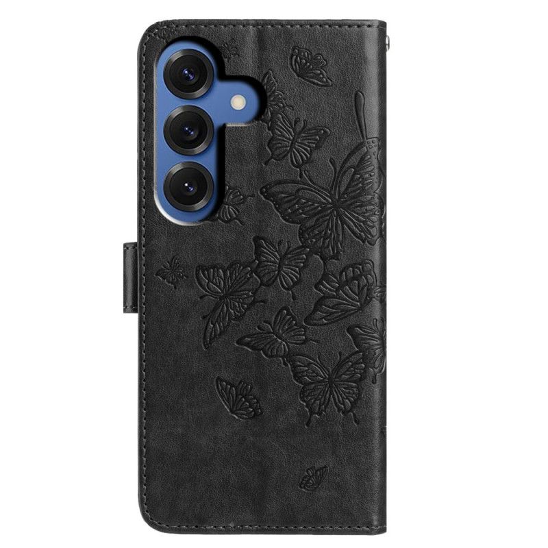 Flip Cover Samsung Galaxy S26 Plus Barok Sommerfugl