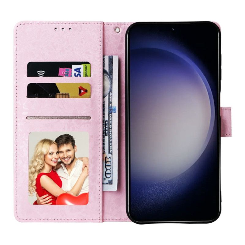 Flip Cover Samsung Galaxy S26 Plus Blomster